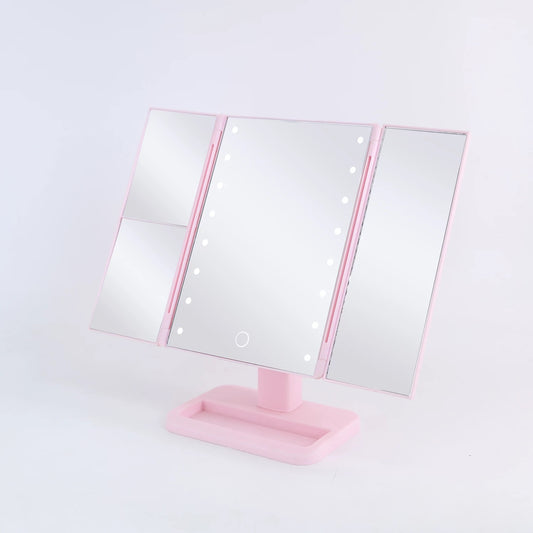 Black Makeup LED Mirror